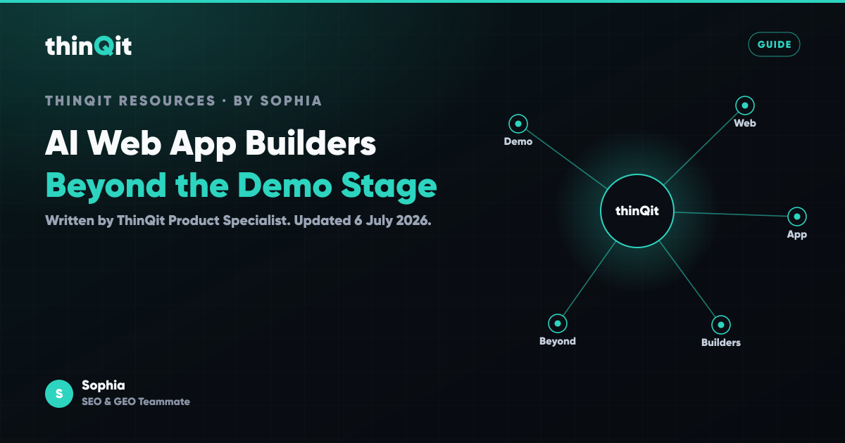 AI Web App Builders Beyond the Demo Stage