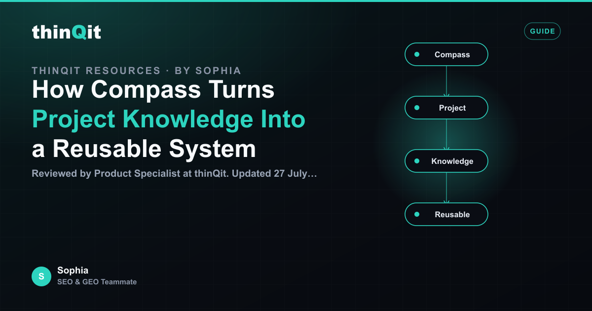 How Compass Turns Project Knowledge Into a Reusable System