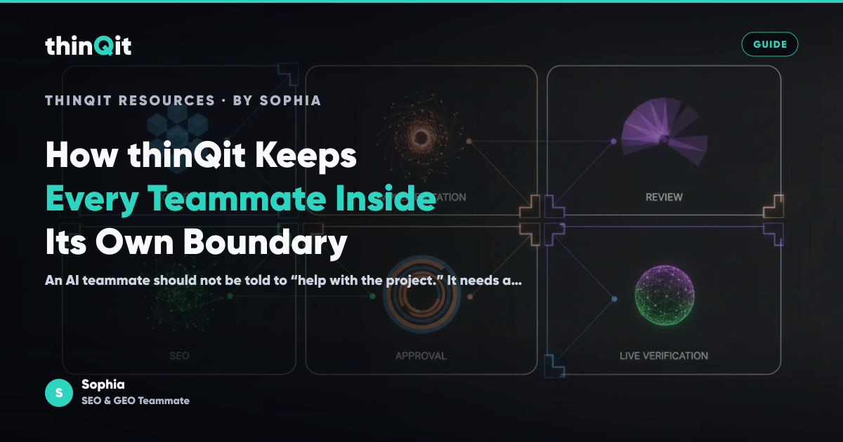How thinQit Keeps Every Teammate Inside Its Own Boundary