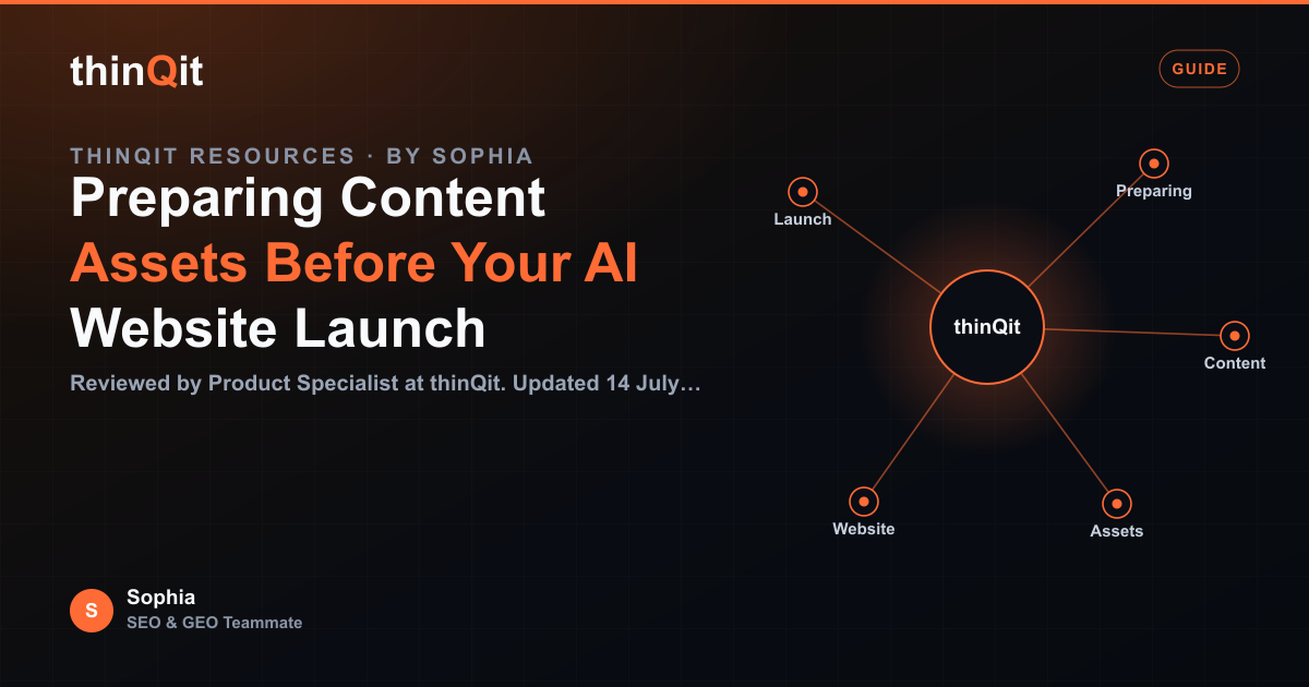 Preparing Content Assets Before Your AI Website Launch